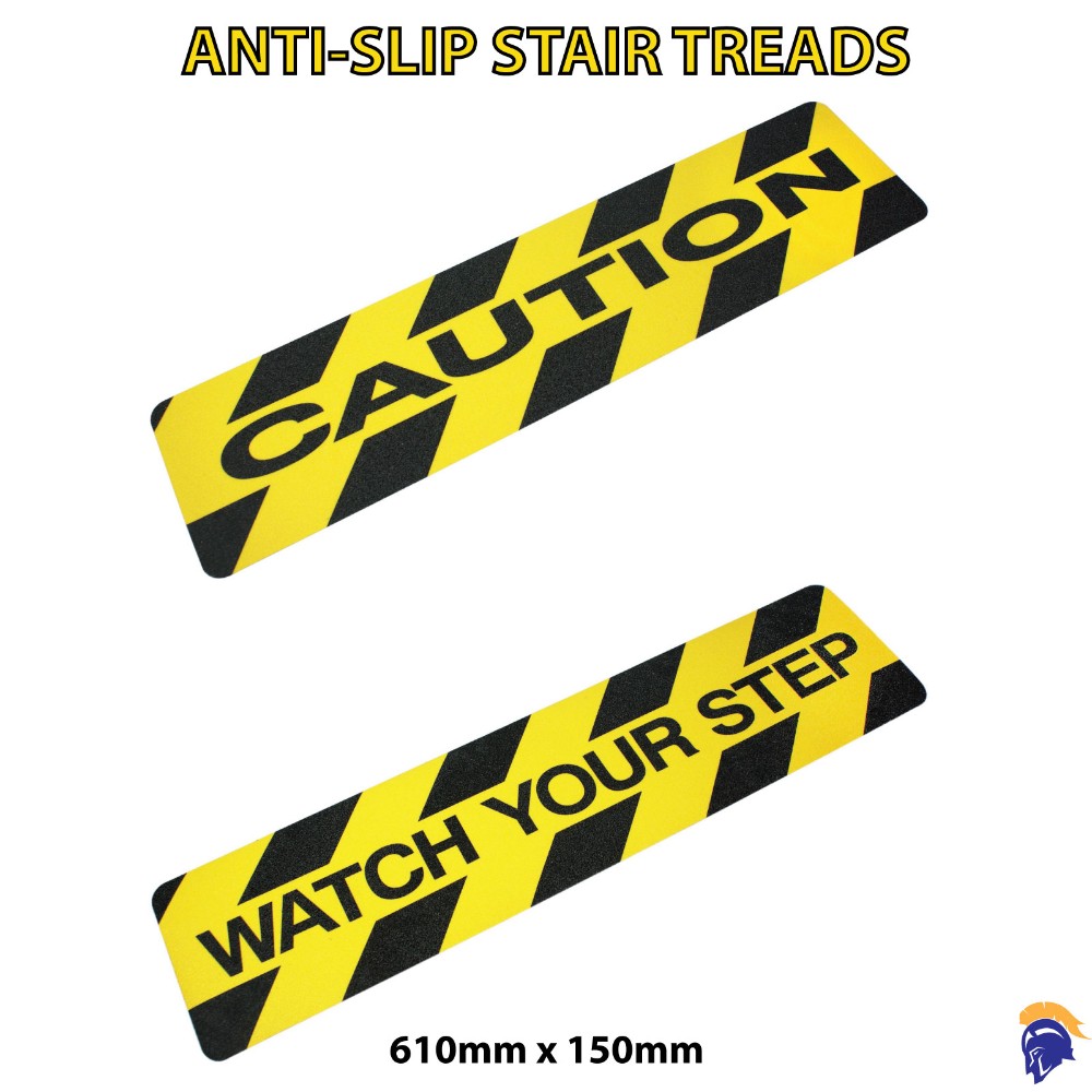 Anti Slip Stairs - Self Adhesive Cleats - 610mm x 150mm   SKU-F1216