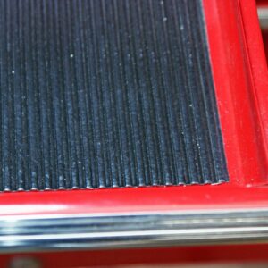 Anti Slip Black Ribbed Rubber Tape  SKU-F1492