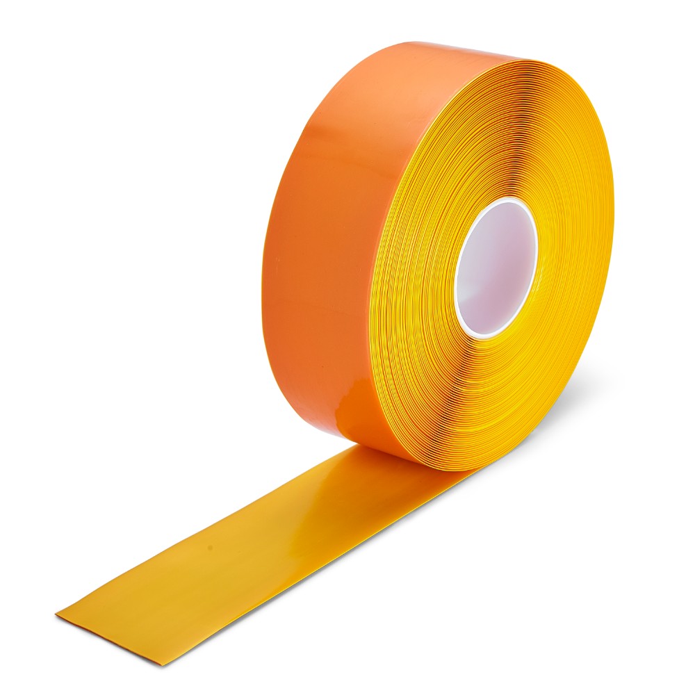 Invictus Bull Smooth Floor Marker Tape  SKU-F1828 - 75mm x 30m, Yellow