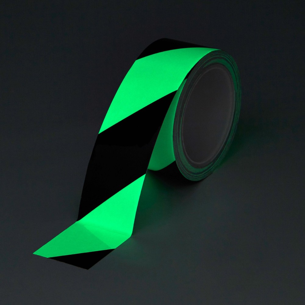 Glow in the Dark Caution Tape Hazard   SKU-F1600