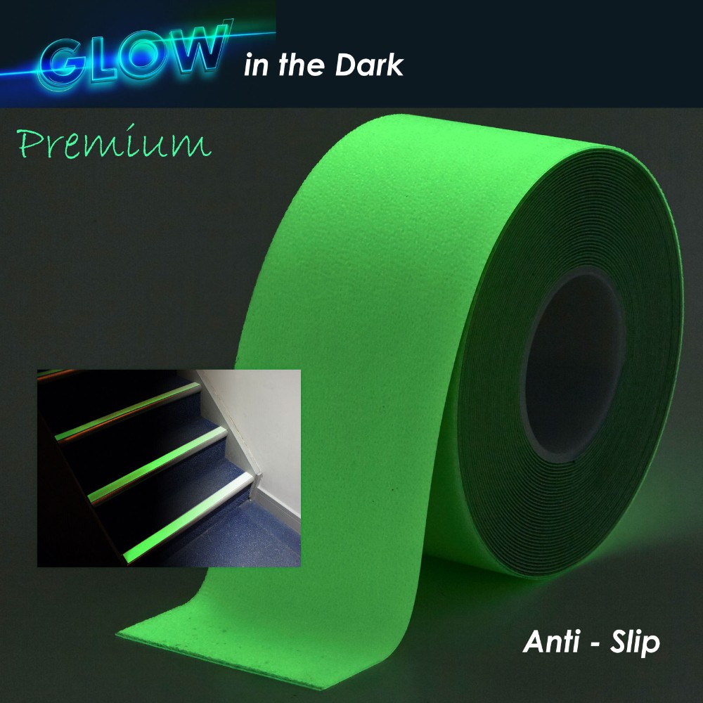 Photoluminescent Tape - Premium Grade Photoluminescent in 3 sizes  SKU-F1648