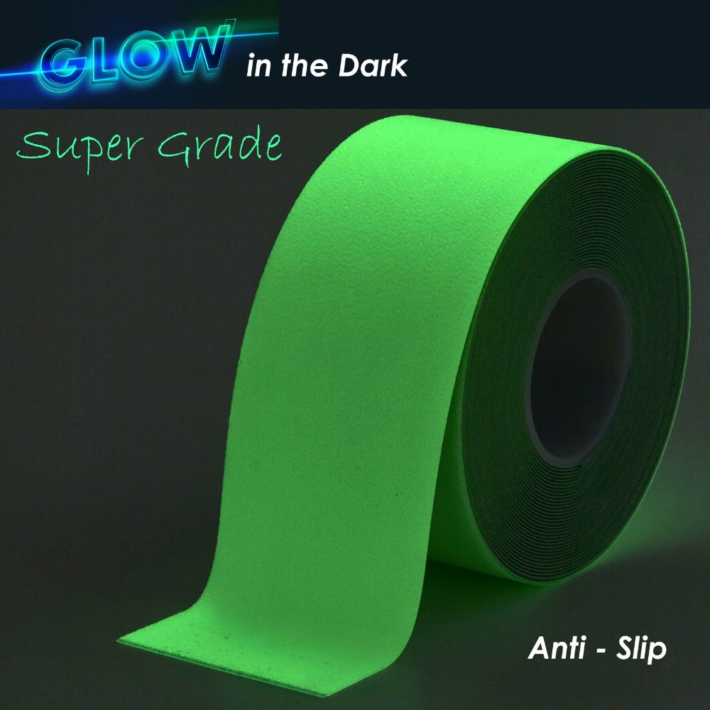 Photoluminescent Tape - Super Grade Glow in the Dark Marking Tape  SKU-F1660